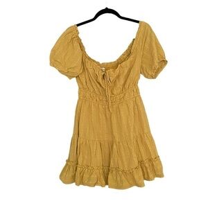 LOST + WANDER Summer Checklist Mini Dress
Mustard Yellow S